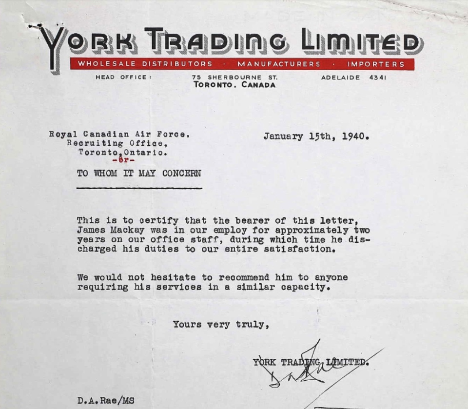 Letter of recommendation