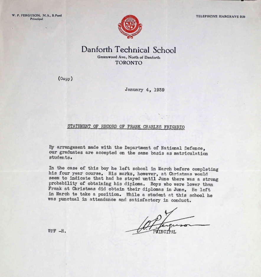 Letter of recommendation