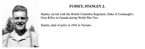 Photo of JOHN STANLEY FUSSEY