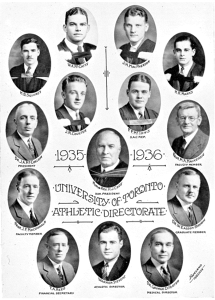 University athletic directorate members
