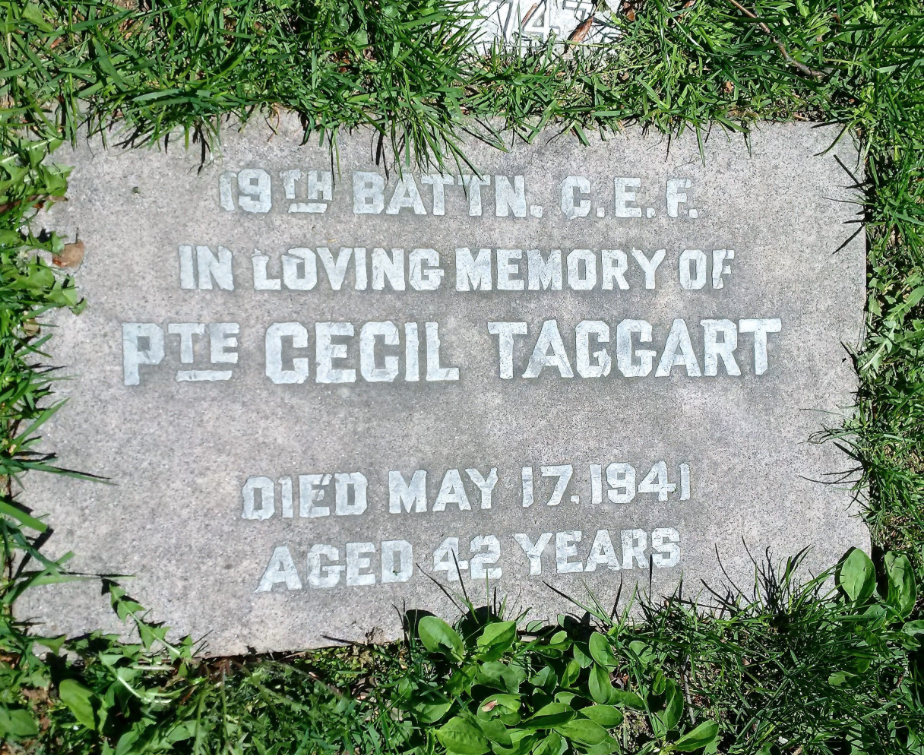 Photo of CECIL TAGGART