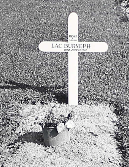 Temporary grave marker