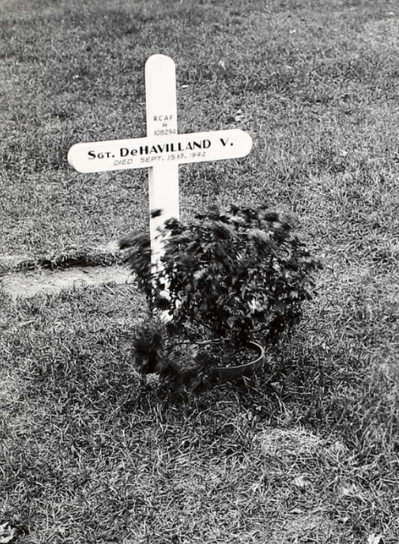 Temporary grave marker