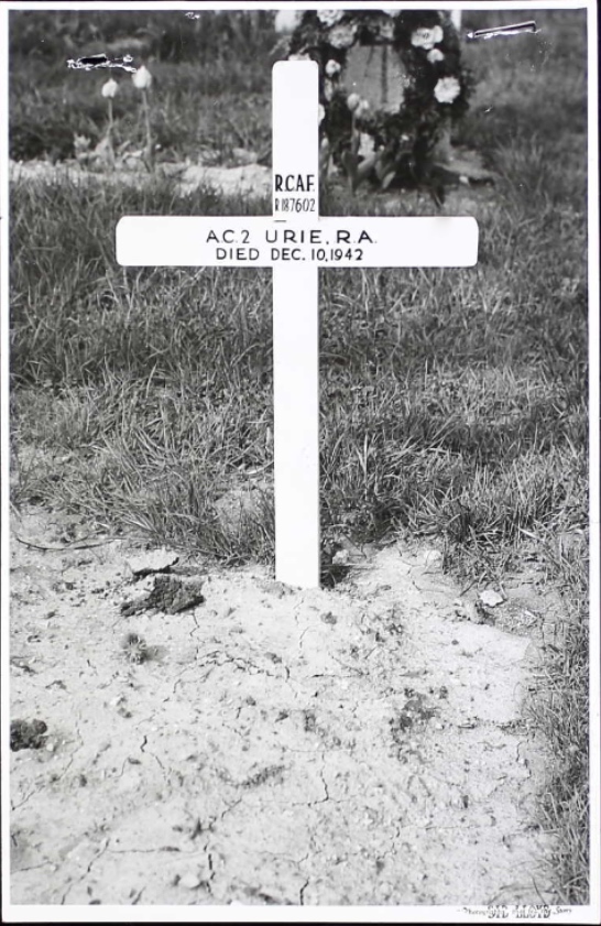 Temporary grave marker