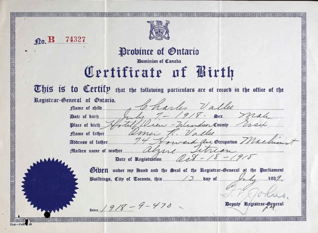 Birth Certificate
