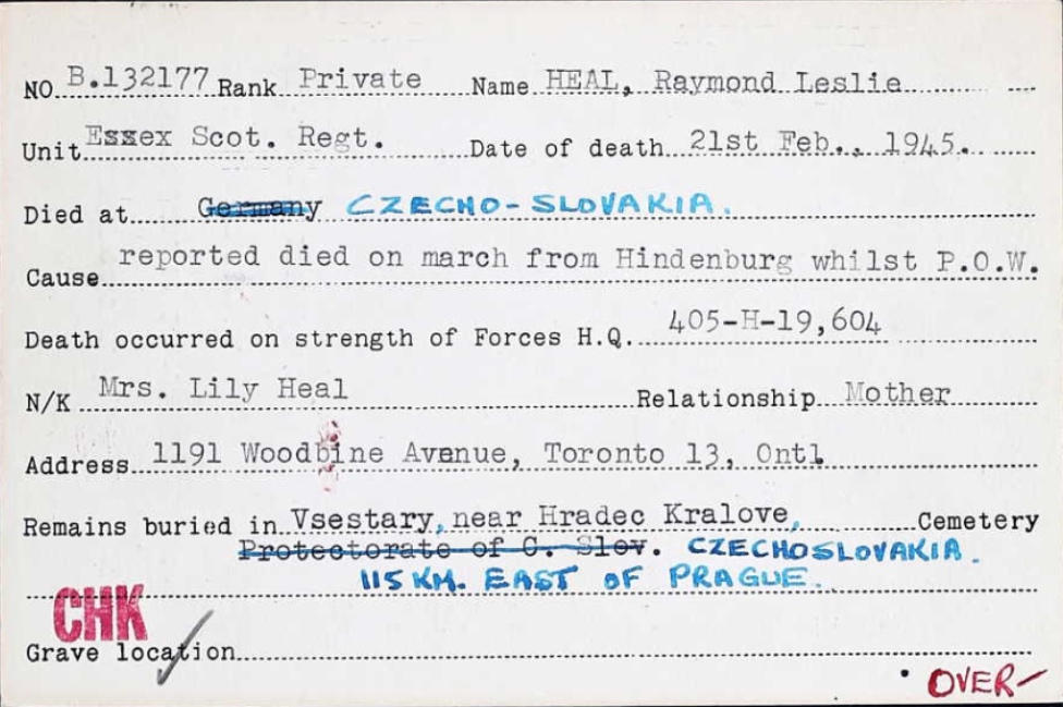 Circumstances of death