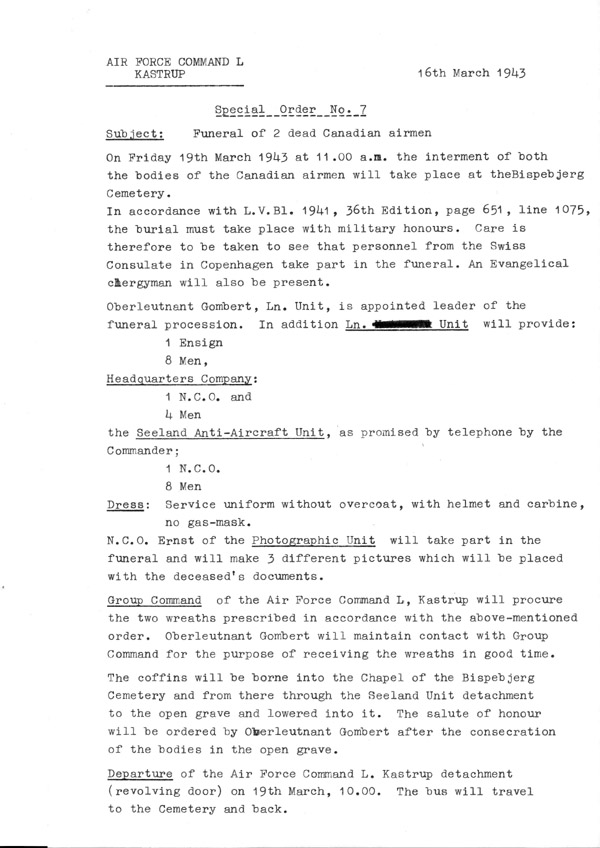 Translation of Sonderbefehl 7