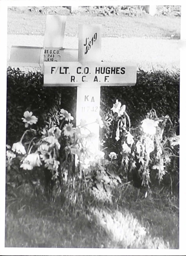 Temporary grave marker