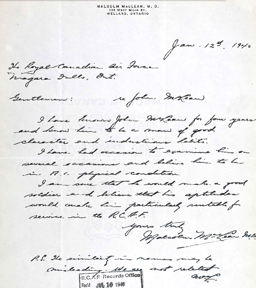 Letter of recommendation