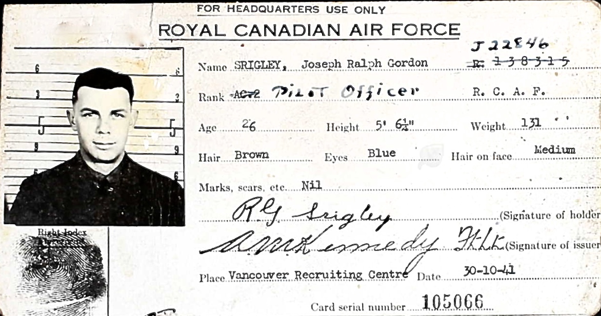 Photo of JOSEPH RALPH GORDON SRIGLEY