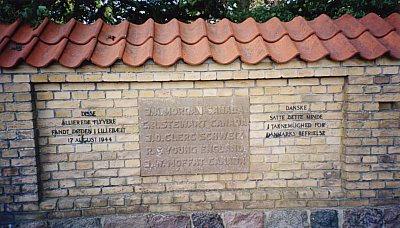 Memorial Wall at Sonderby Churchyard