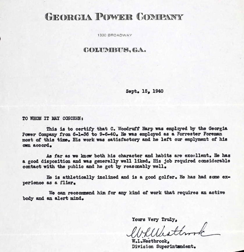 Letter of recommendation