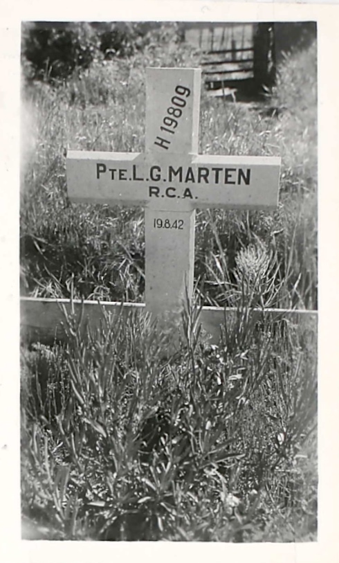 Temporary grave marker