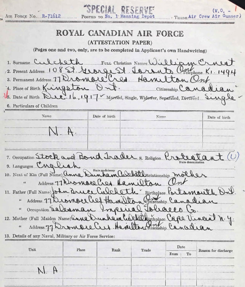 Formule d’enrôlement