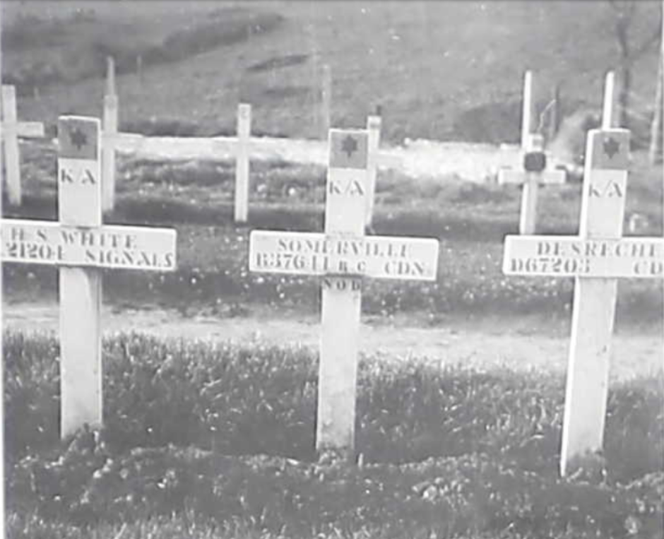 Temporary grave marker