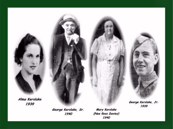 Photo of George Kerslake's Family