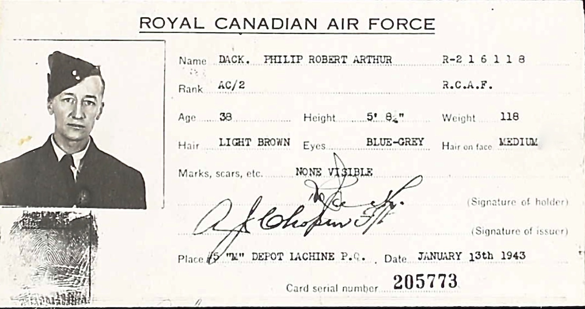 Photo de PHILLIP ROBERT ARTHUR DACK