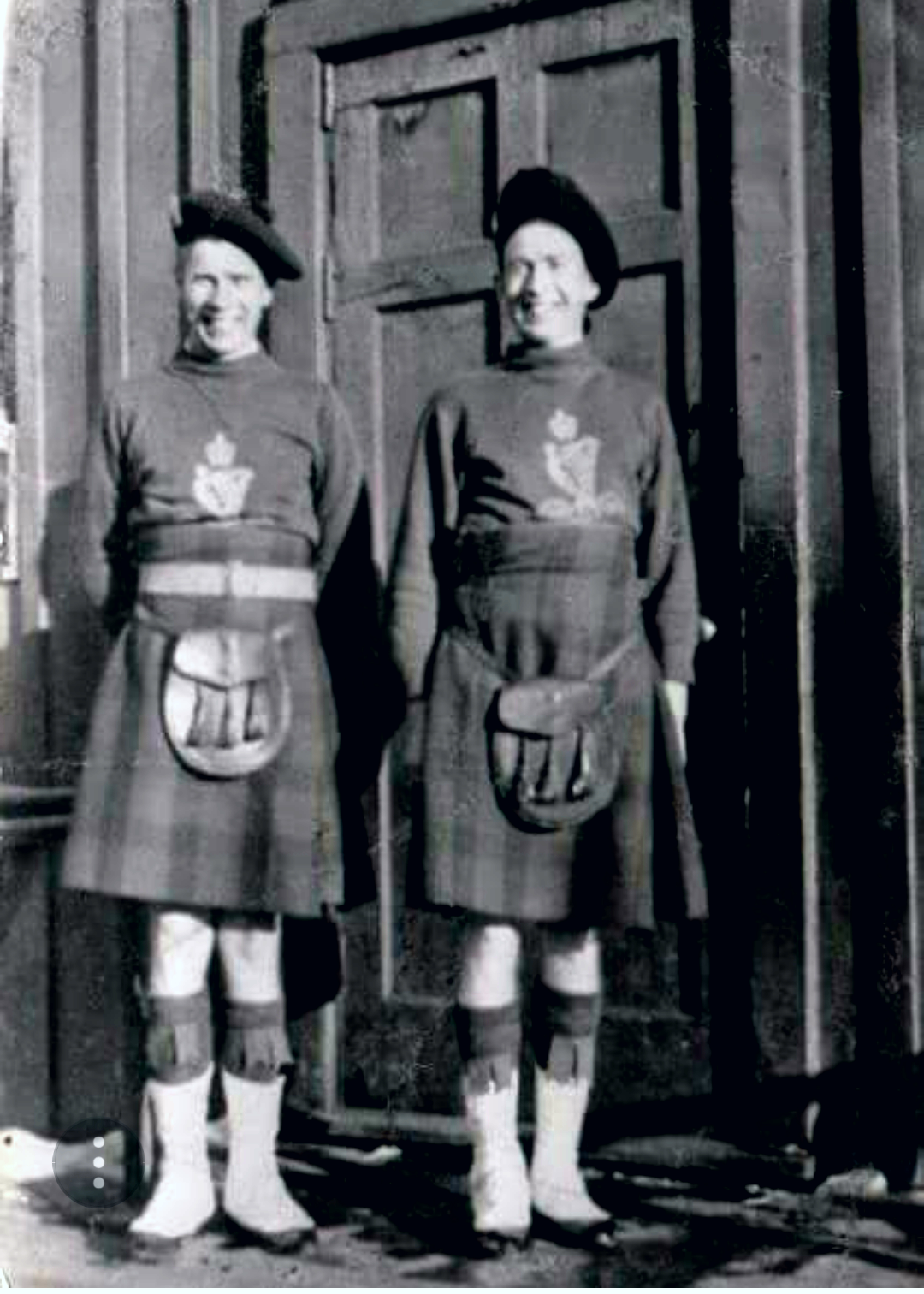 Photo of Donald and Alec Smith prior to deployment