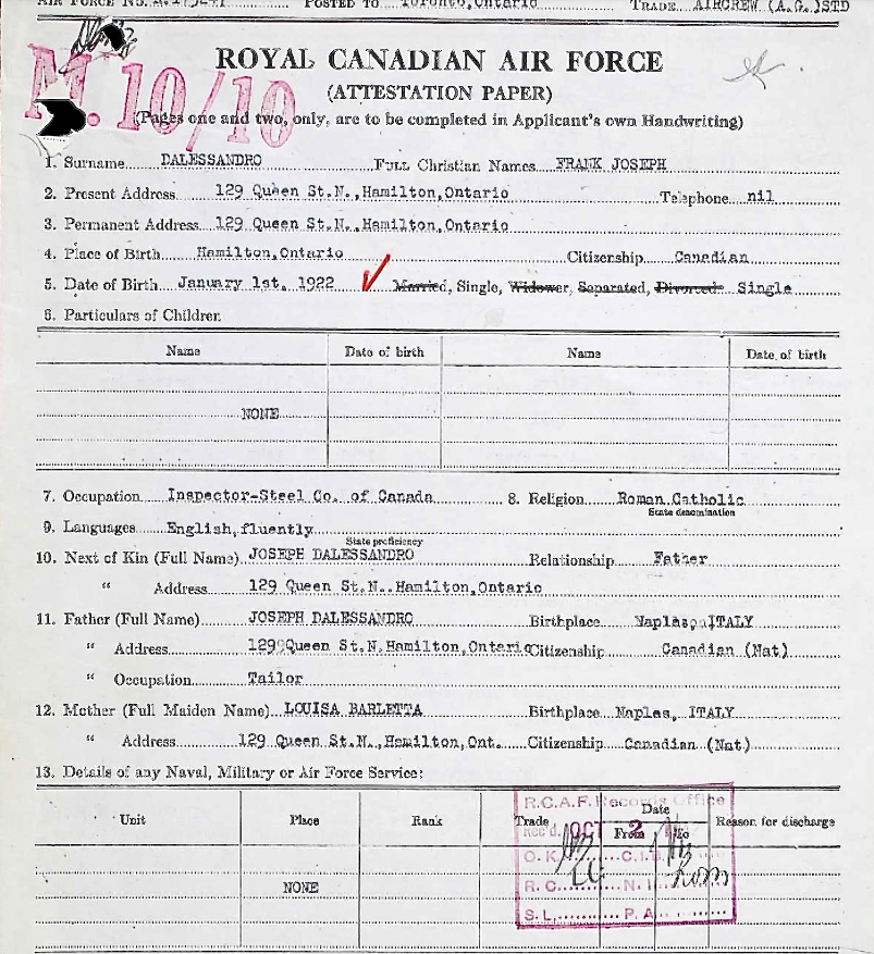 Formule d’enrôlement