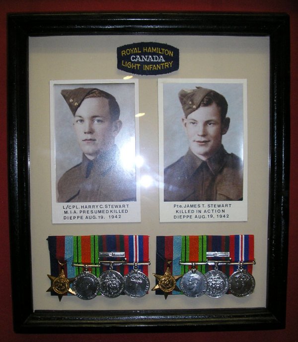 Photo (2) of James Thomas Stewart and medals