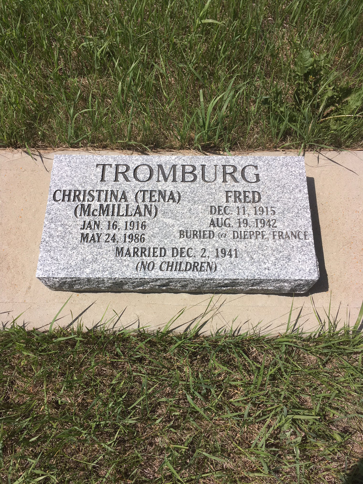 Grave marker