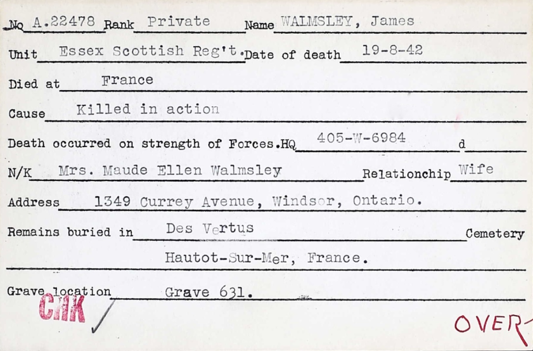 Circumstances of death