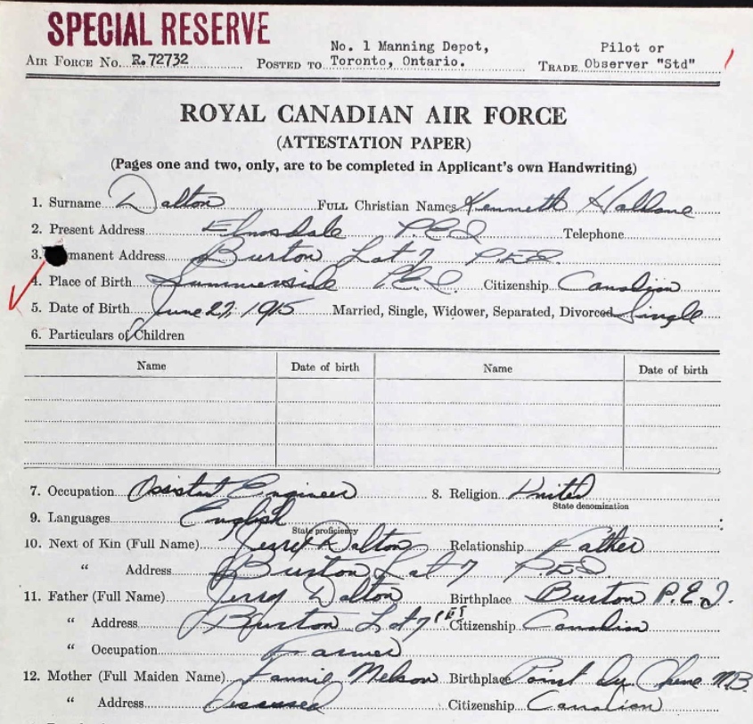 Feuille d'engagement