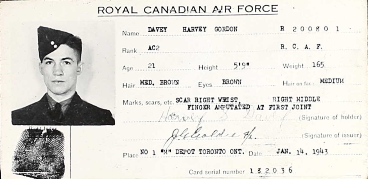 Photo of HARVEY GORDON DAVEY