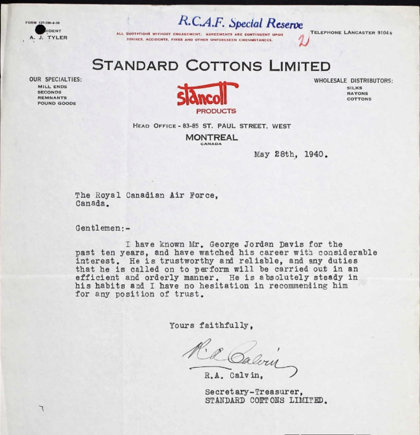 Letter of recommendation