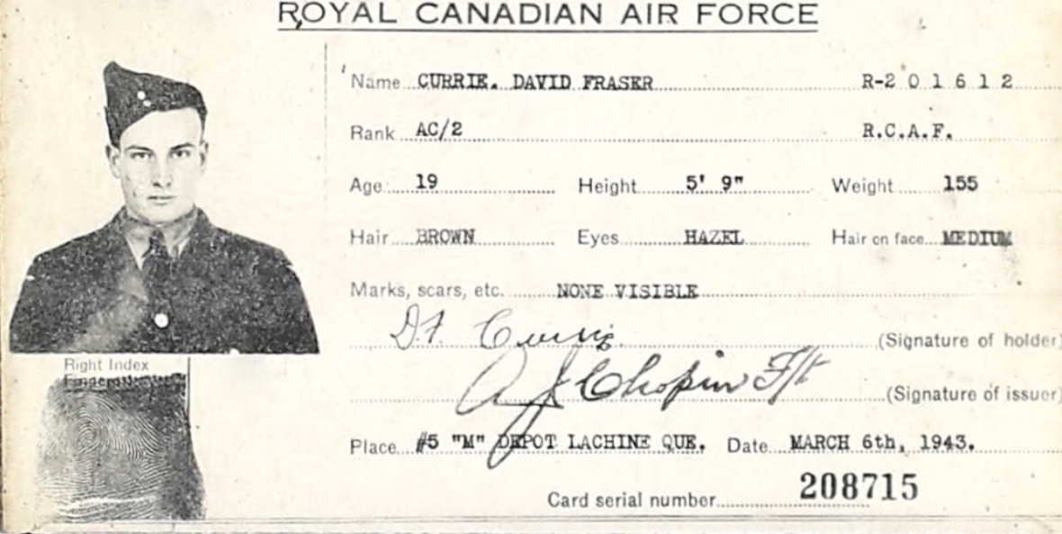 Photo of DAVID FRASER CURRIE