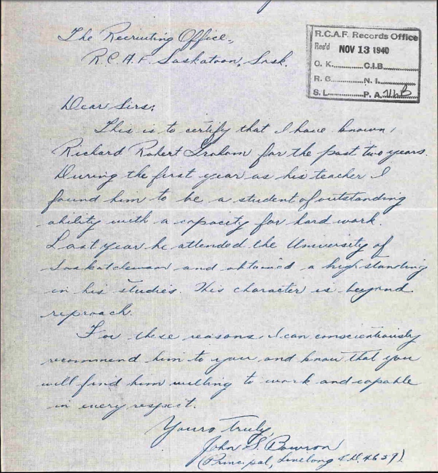 Letter of recommendation