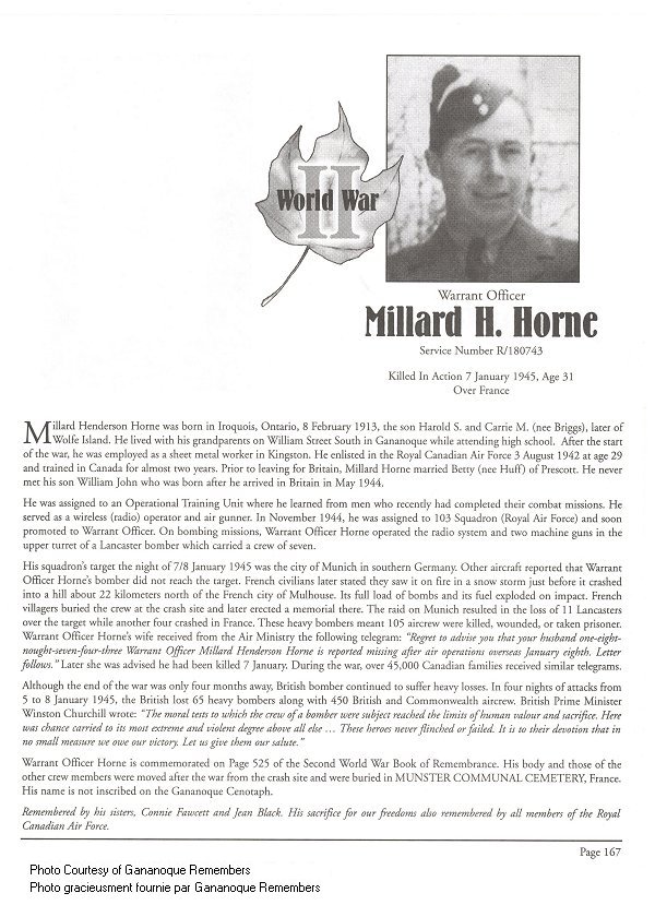 Memorial Page