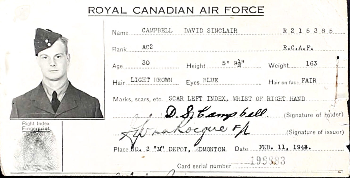 Photo of David Sinclair Campbell