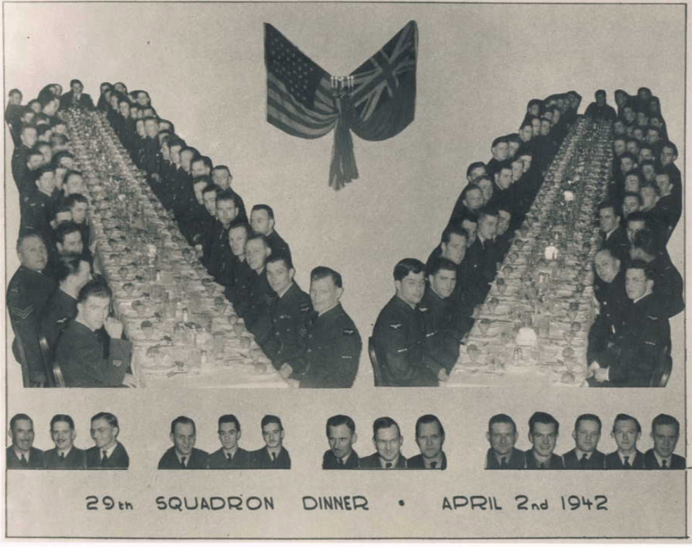 Photo of mess dinner.