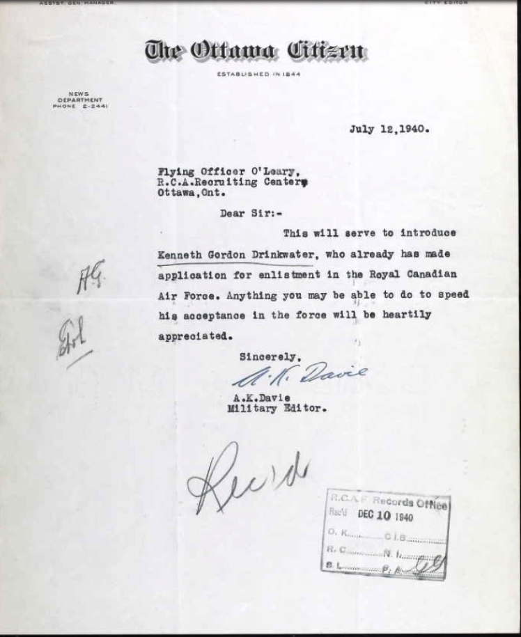 Letter of recommendation