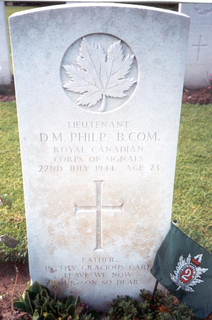 Gravemarker for David Martin Philp