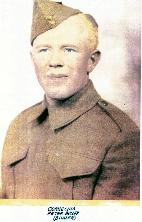 Photo of Cornelius Peter Buller (Buhler)