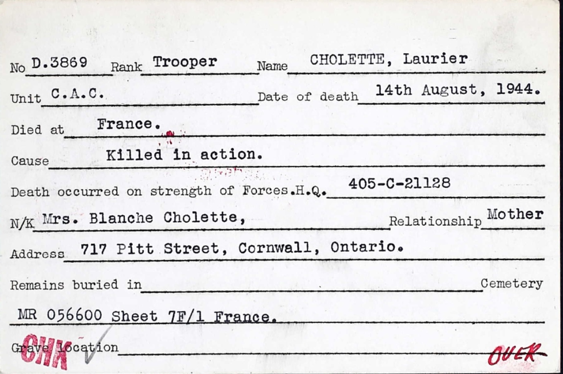 Circumstances of death