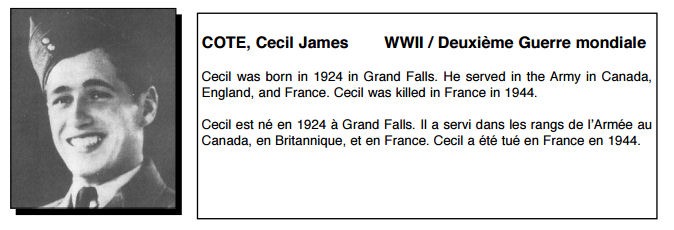 Photo of Cecil James Cote