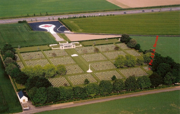 Aerial View of Cemetery