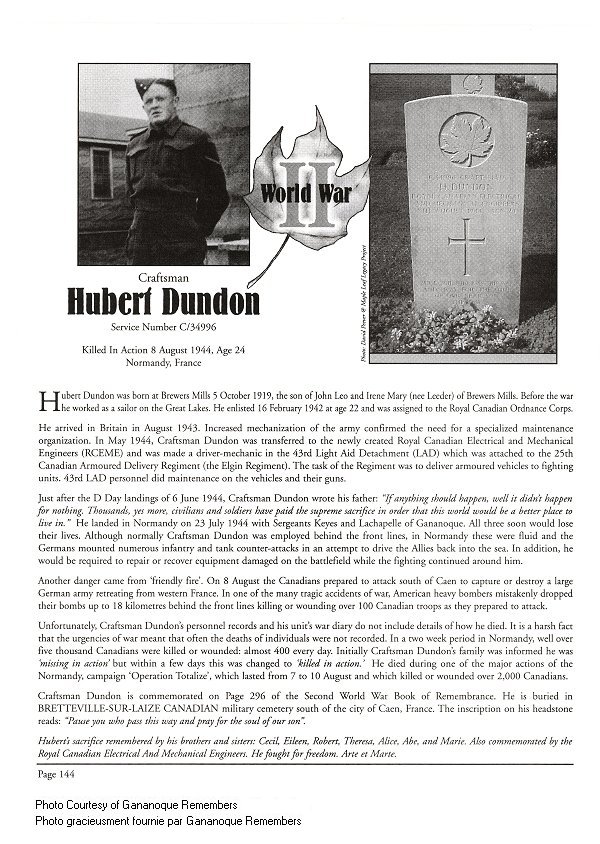 Memorial Page