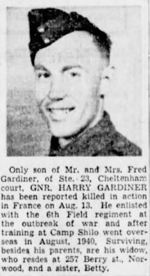 Photo of HARRY GARDINER