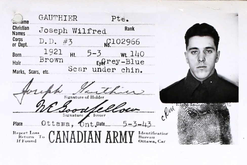 Photo of JOSEPH WILFRED GAUTHIER