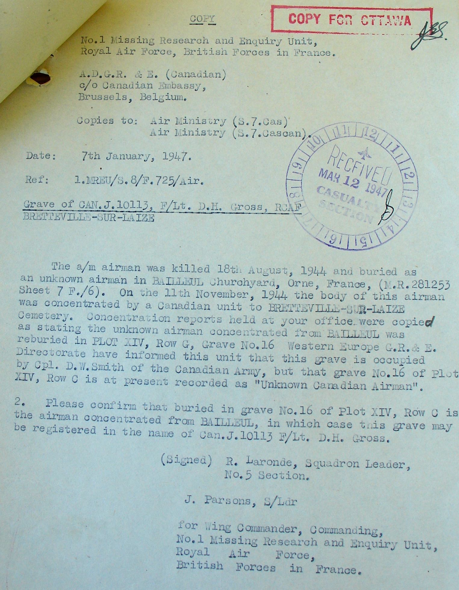 Circumstances of death registers