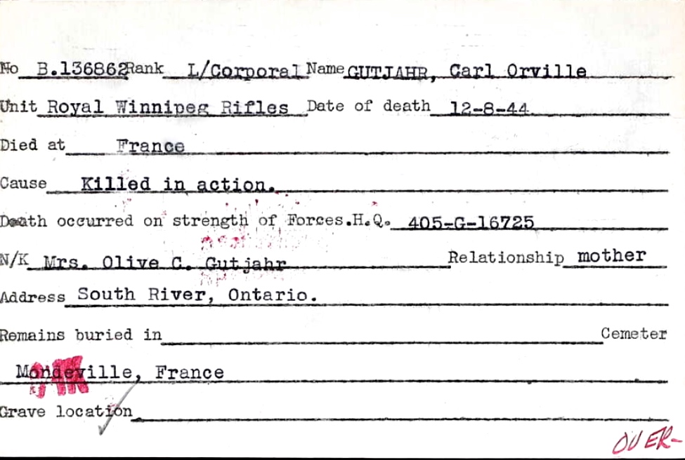 Circumstances of death