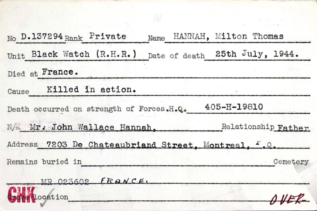 Circumstances of death