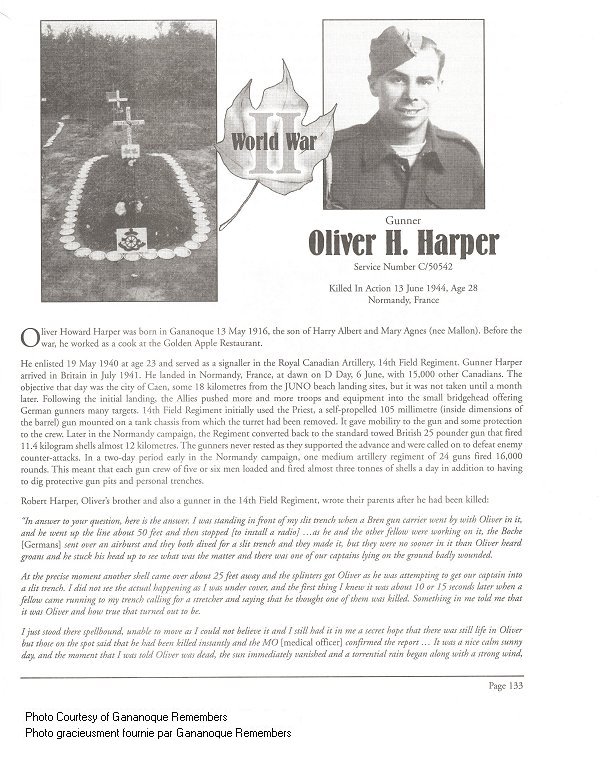 Memorial Page