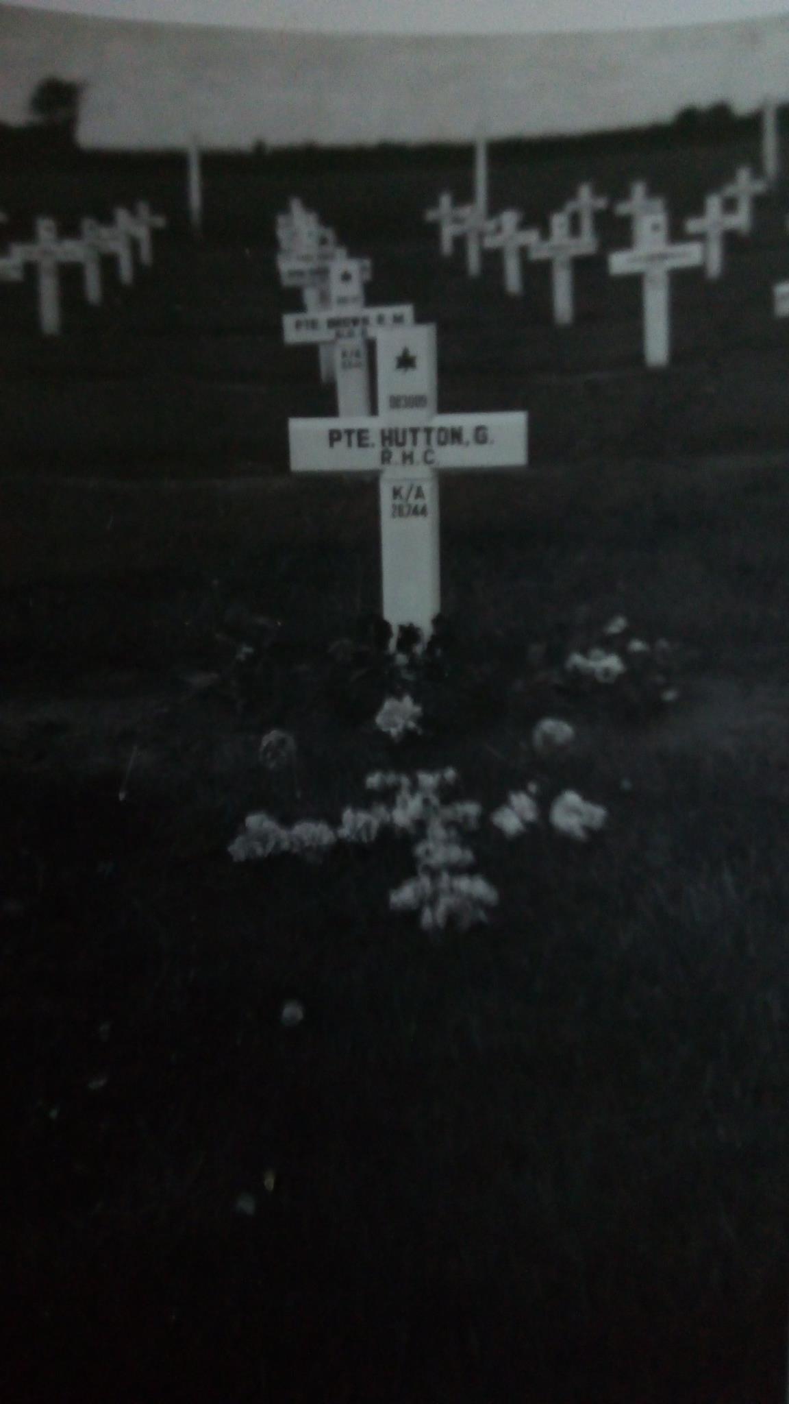 Temporary grave marker