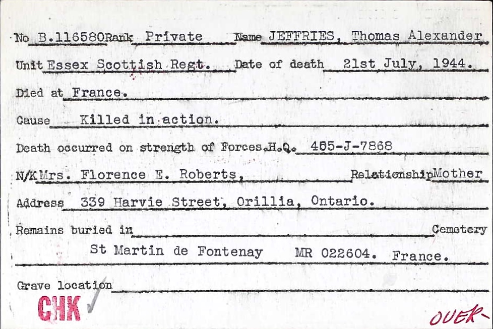 Circumstances of death