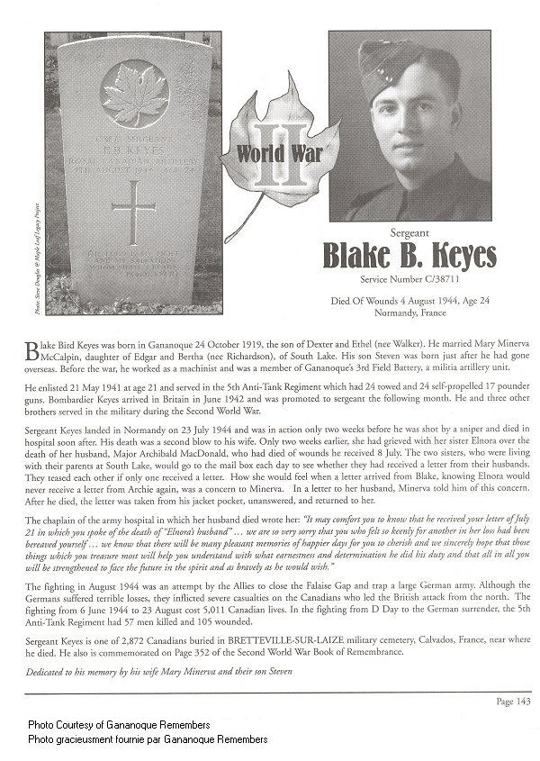 Memorial Page